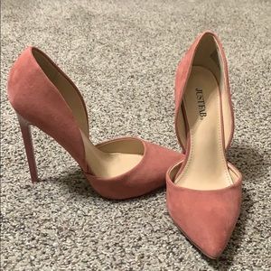 JustFab Blush colored heels